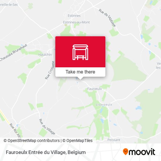 Fauroeulx Entrée du Village map