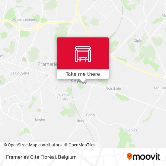 Frameries Cité Floréal plan