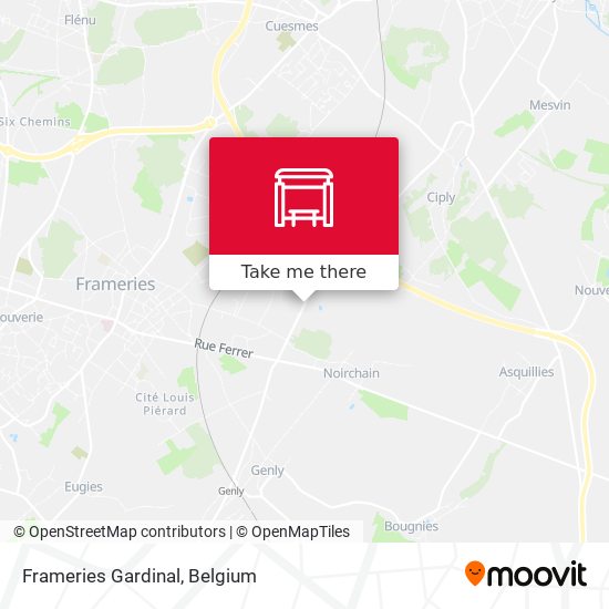 Frameries Gardinal plan