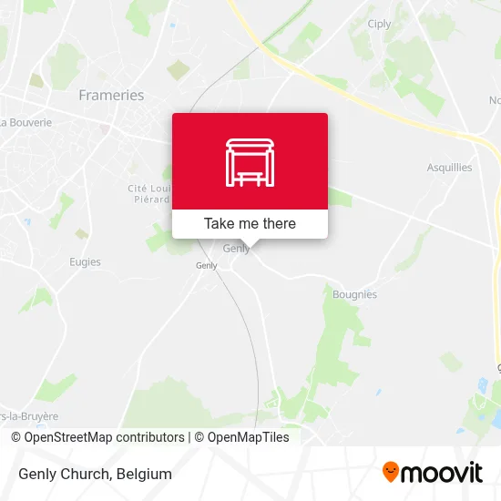 Genly Church map