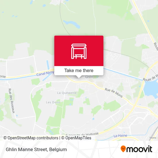 Ghlin Manne Street map