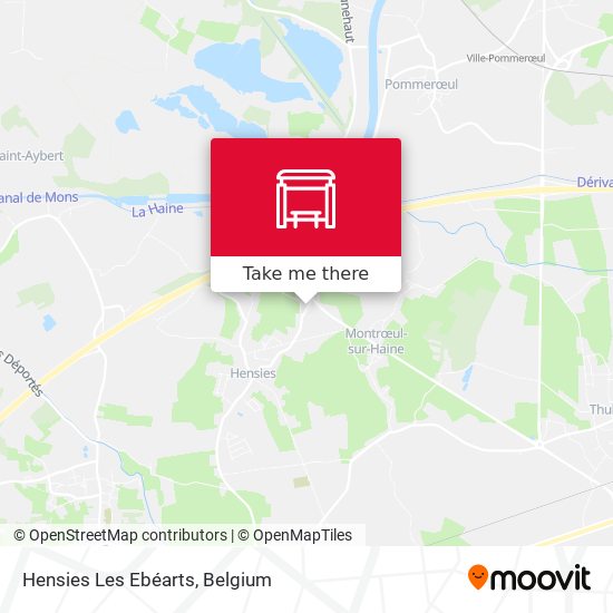 Hensies Les Ebéarts plan
