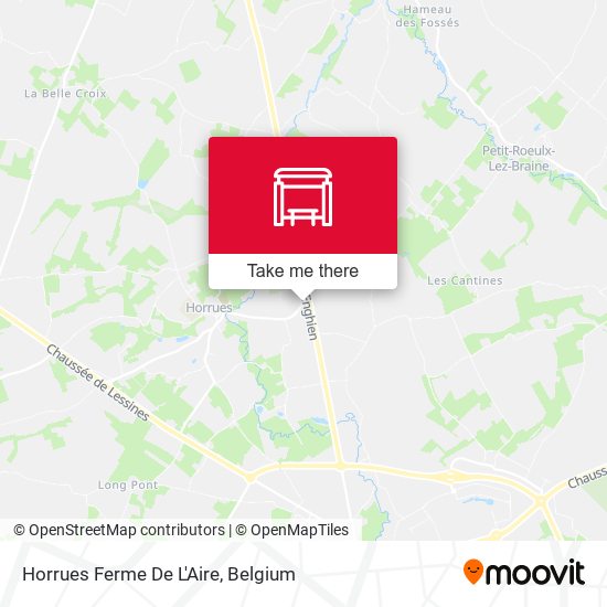 Horrues Ferme De L'Aire map