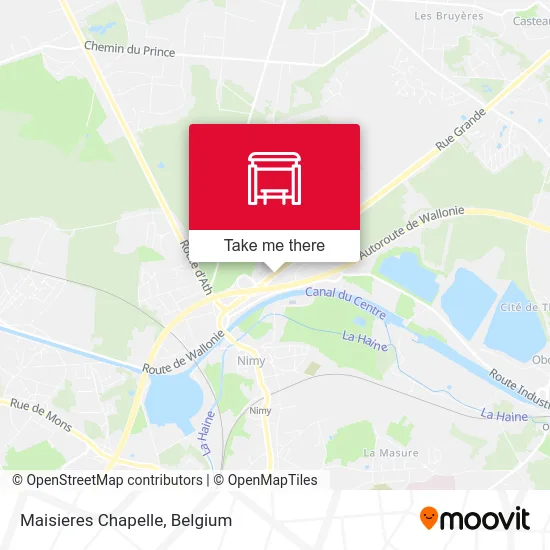 Maisieres Chapel map