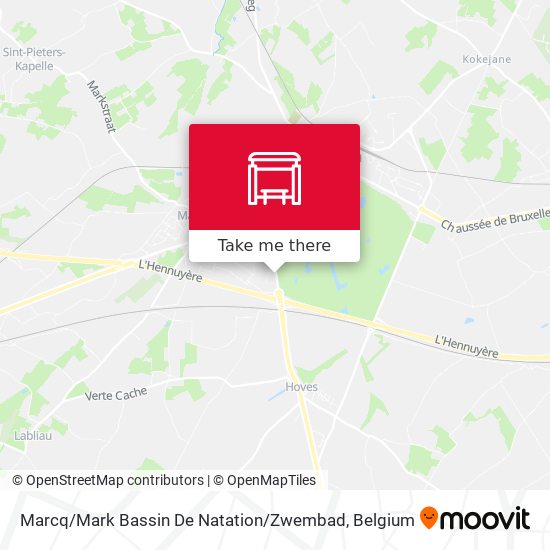 Marcq / Mark Bassin De Natation / Zwembad map