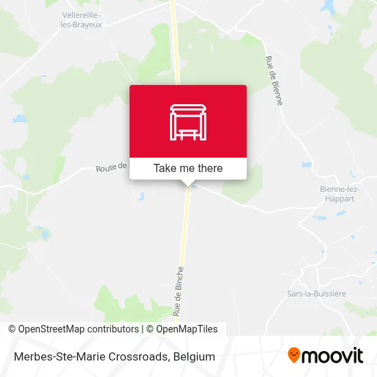 Merbes-Ste-Marie Crossroads map