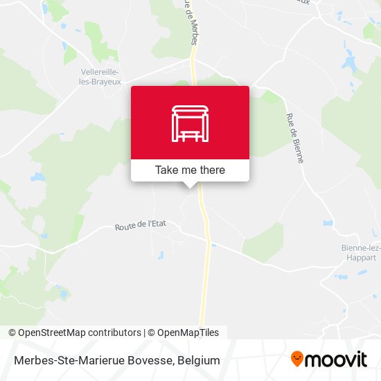 Merbes-Ste-Marierue Bovesse map