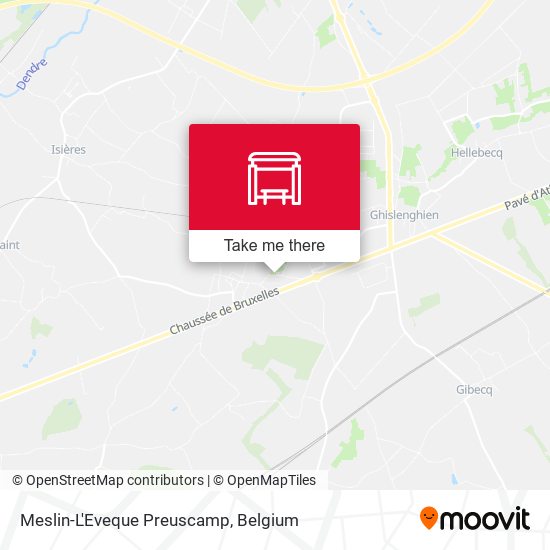 Meslin-L'Eveque Preuscamp map