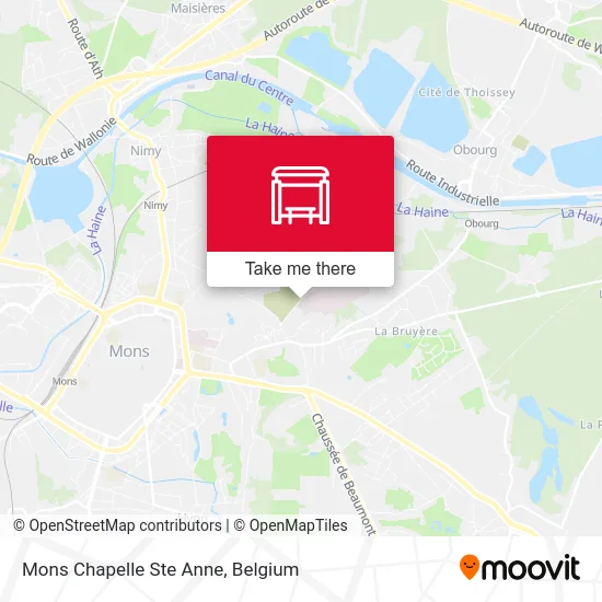 Mons Saint Anne Chapel map