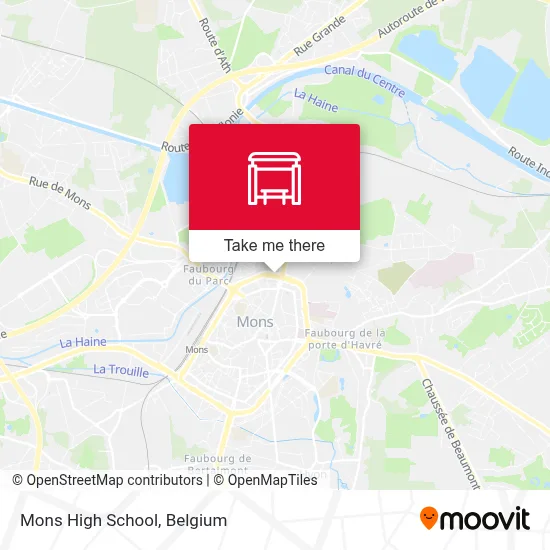 Mons High School map