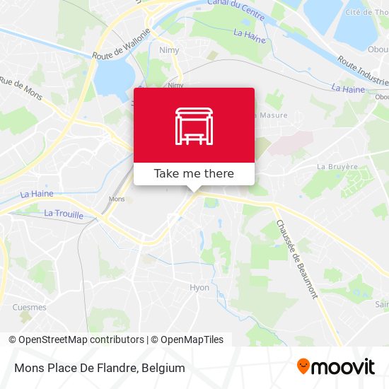 Mons Place De Flandre map