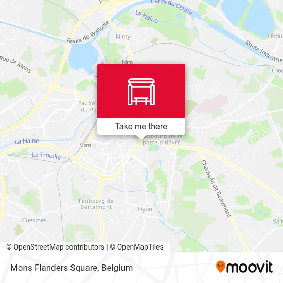 Mons Flanders Square map