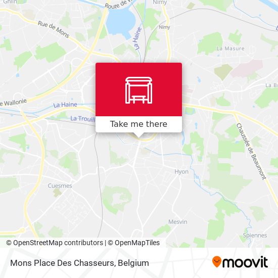 Mons Place Des Chasseurs map