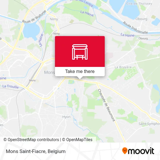 Mons Saint-Fiacre map