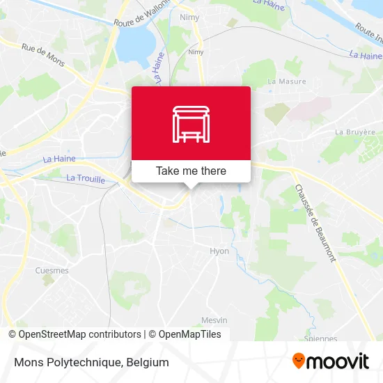 Mons Polytechnic map