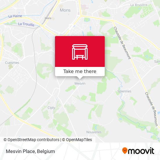 Mesvin Place map