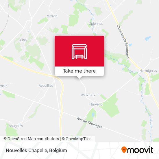 Nouvelles Chapelle map