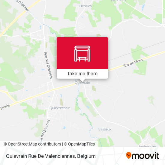 Quievrain Rue De Valenciennes map