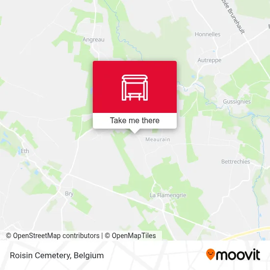 Roisin Cemetery map