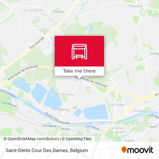 Saint-Denis Cour Des Dames map