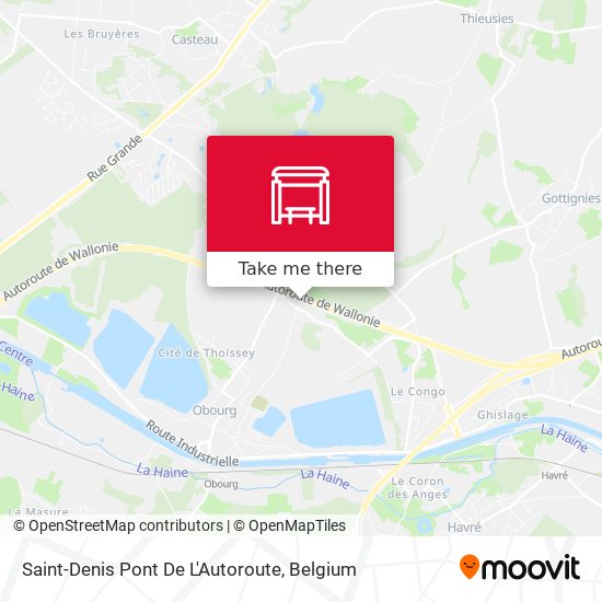 Saint-Denis Pont De L'Autoroute plan
