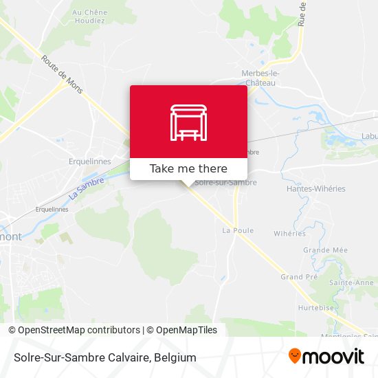 Solre-Sur-Sambre Calvaire map