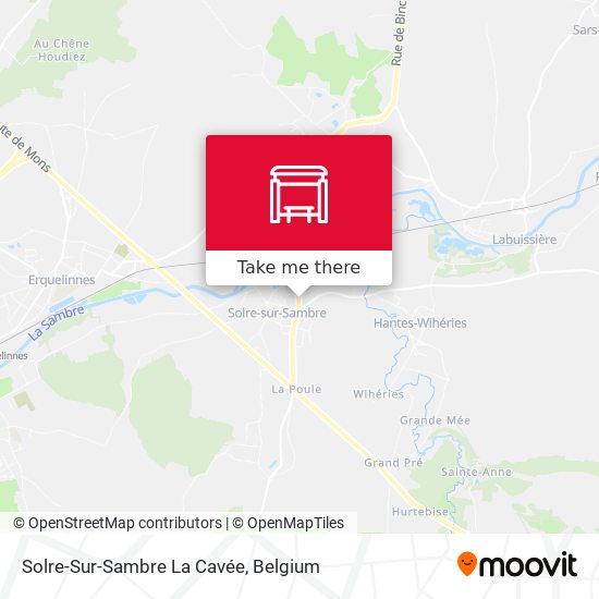Solre-Sur-Sambre La Cavée map