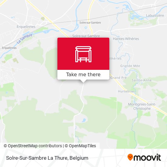 Solre-Sur-Sambre La Thure map