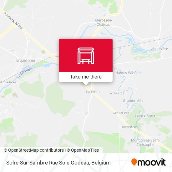 Solre-Sur-Sambre Rue Sole Godeau map
