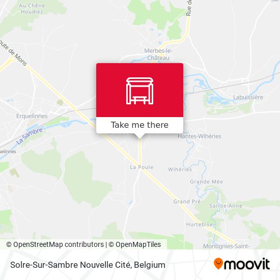 Solre-Sur-Sambre Nouvelle Cité map