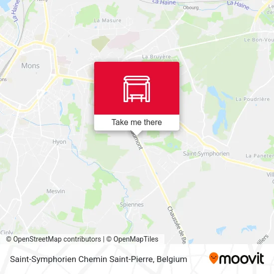 Saint-Symphorien Chemin Saint-Pierre map