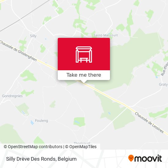 Silly Drève Des Ronds map