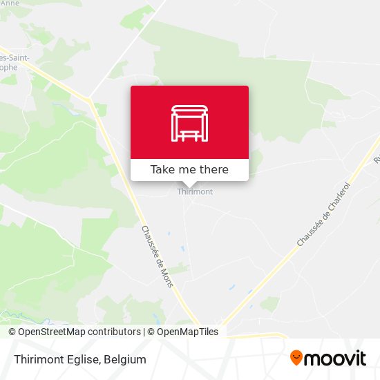 Thirimont Eglise map