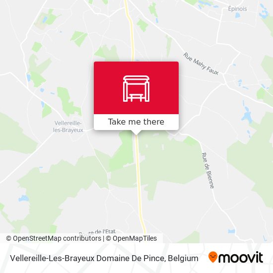 Vellereille-Les-Brayeux Domaine De Pince map