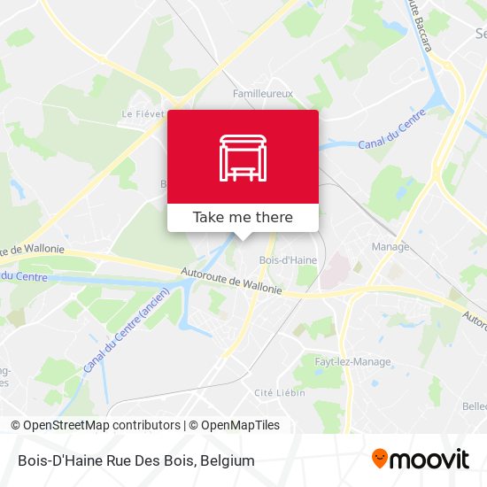 Bois-D'Haine Rue Des Bois map