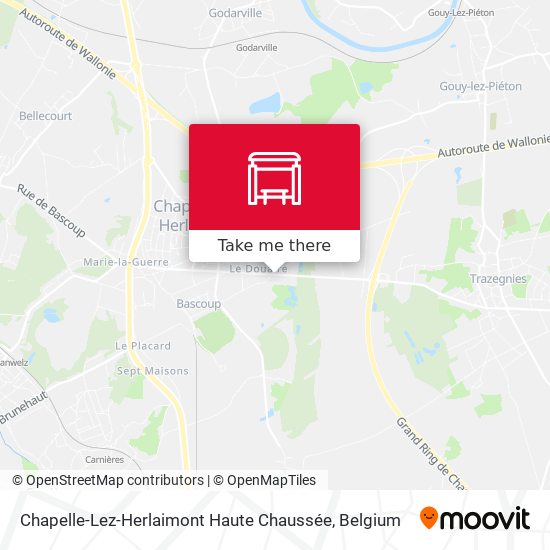 Chapelle-Lez-Herlaimont Haute Chaussée map