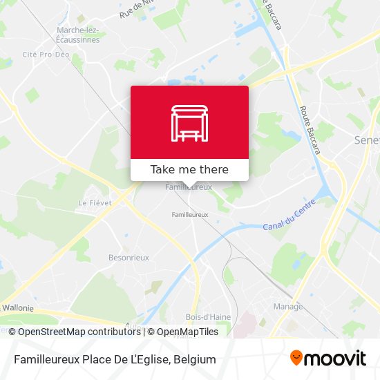 Familleureux Place De L'Eglise map