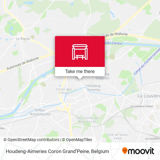 Houdeng-Aimeries Coron Grand'Peine plan
