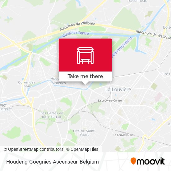 Houdeng-Goegnies Ascenseur plan
