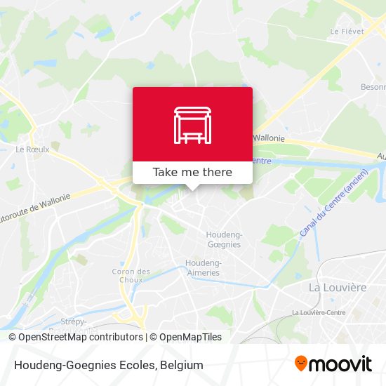 Houdeng-Goegnies Ecoles map