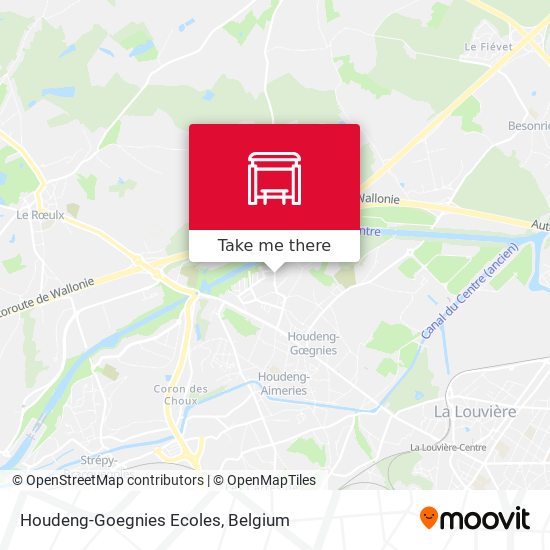 Houdeng-Goegnies Ecoles plan