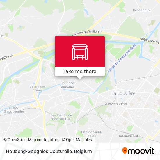 Houdeng-Goegnies Couturelle map