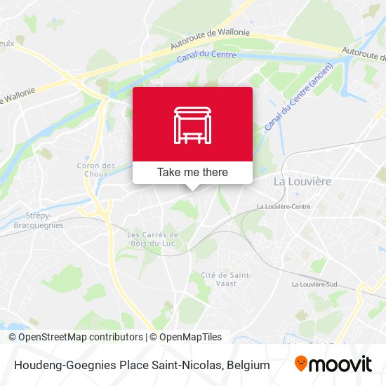 Houdeng-Goegnies Place Saint-Nicolas map