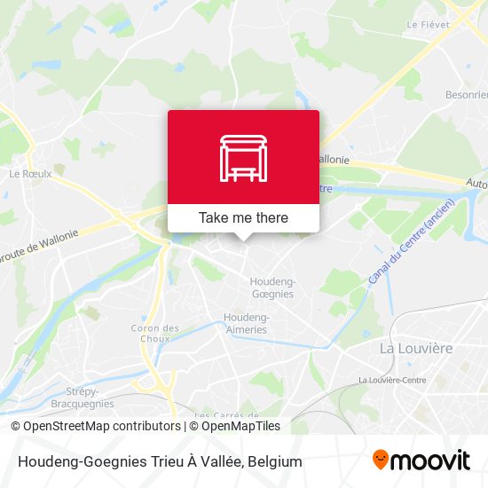 Houdeng-Goegnies Trieu À Vallée map