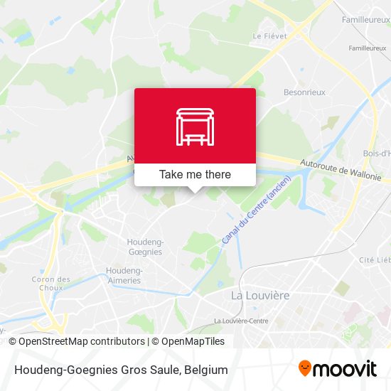 Houdeng-Goegnies Gros Saule map
