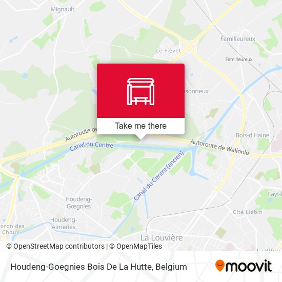 Houdeng-Goegnies Bois De La Hutte plan
