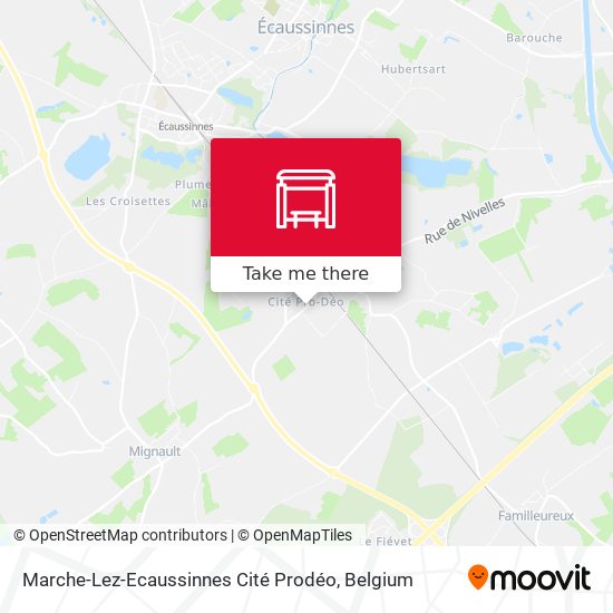Marche-Lez-Ecaussinnes Cité Prodéo plan