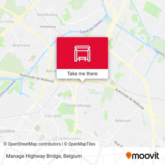 Manage Highway Bridge map