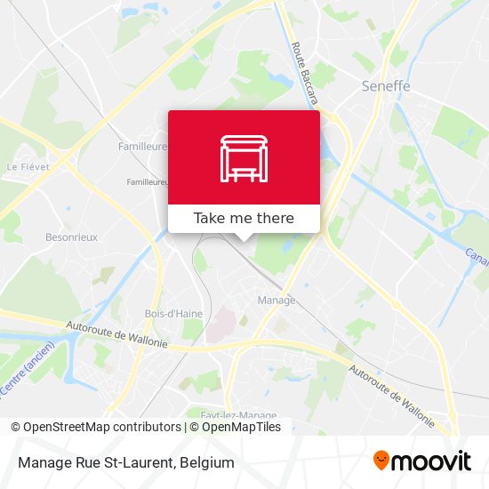 Manage Rue St-Laurent map