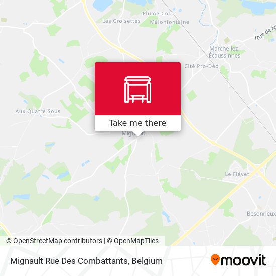 Mignault Rue Des Combattants map